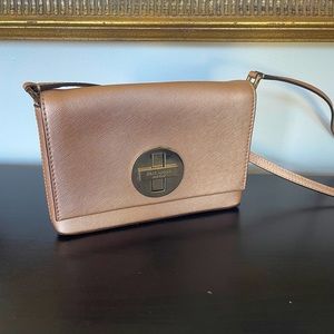 Kate Spade turn lock crossbody - Rose Gold